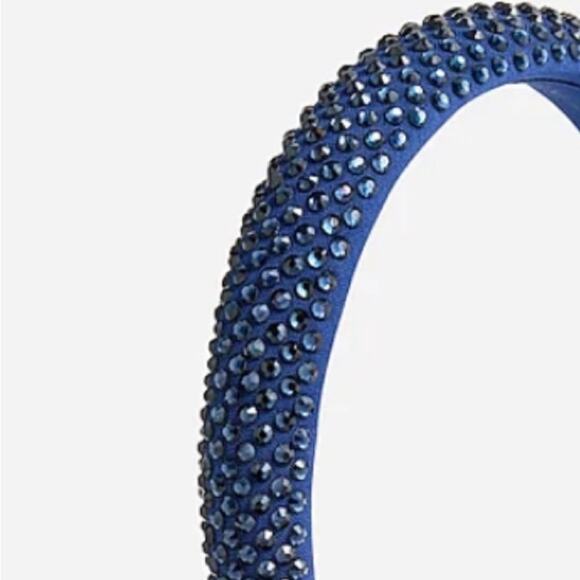 J. Crew Dark Evening Rhinestone studded headband - Picture 2 of 9